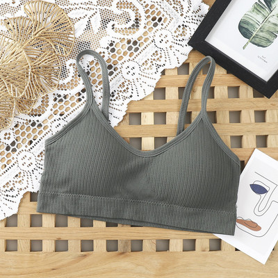 ASHEYWR Sutiene la modă pentru femei, frumusețe, spate, rezistent la șocuri, cu push-up, lenjerie de corp, solidă, antrenament, sexy, respirabilă, cu sutien pentru femei