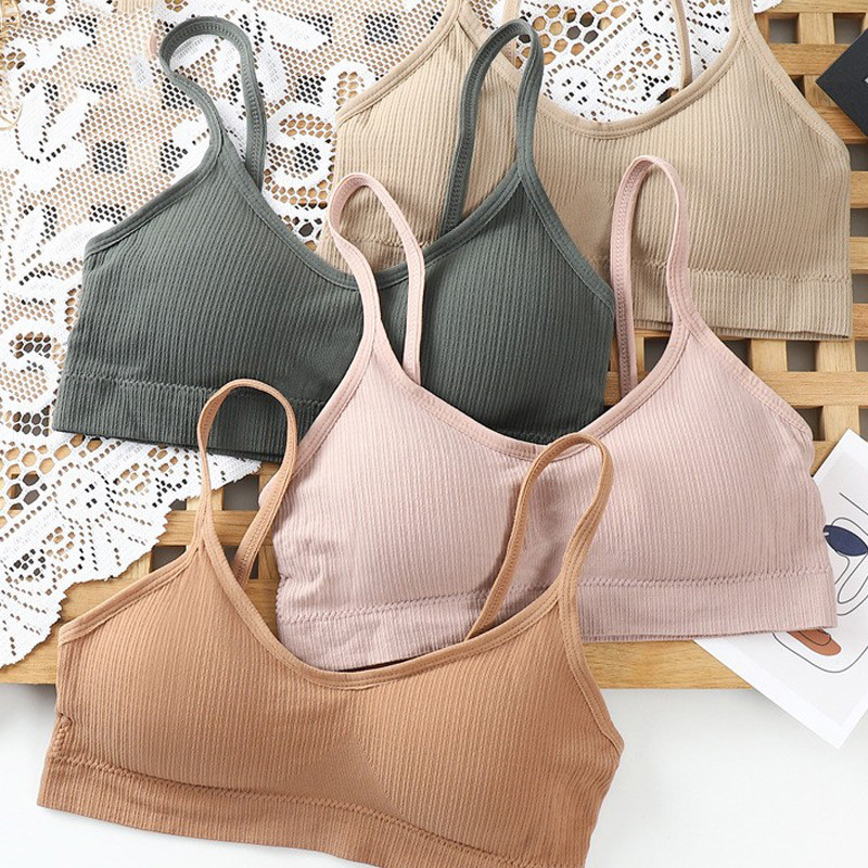 ASHEYWR Sutiene la modă pentru femei, frumusețe, spate, rezistent la șocuri, cu push-up, lenjerie de corp, solidă, antrenament, sexy, respirabilă, cu sutien pentru femei