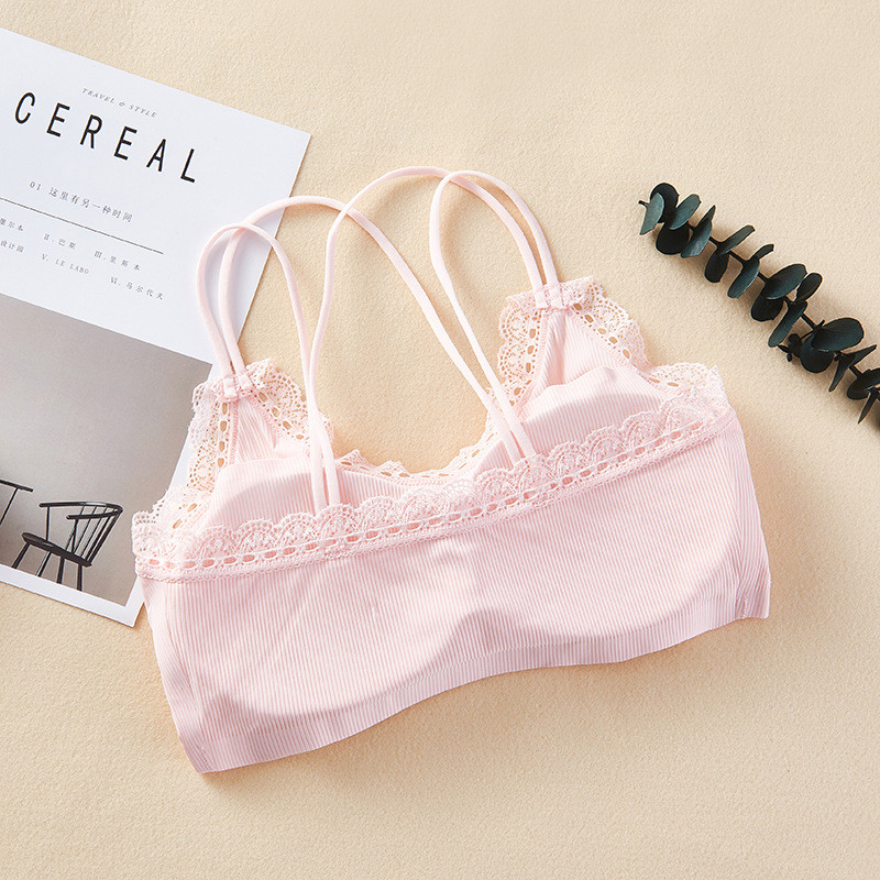 Sanderala Γυναικείο Αθλητικό σουτιέν γυμναστικής χωρίς ραφές Μαύρο Λευκό Γυμναστήριο για τρέξιμο Crop Tops Push Up Αθλητικό σουτιέν