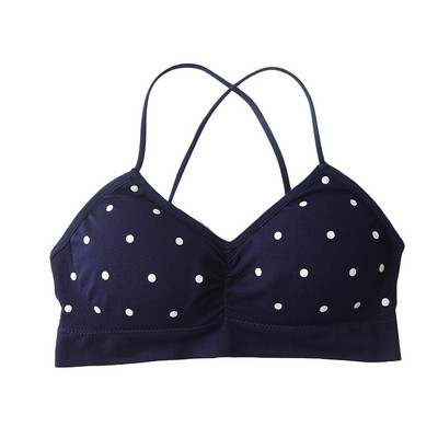 Naiste rinnahoidja Push Up rinnahoidja spordirinnahoidja naistele õmblusteta seksikas pesu Naiste täpiline pehme moodne aluspesu Naiste toruga top