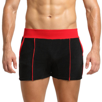 SEOBEAN Pijamale pentru bărbați Pantaloni de somn Boxer Lenjerie de relaxare Lenjerie de corp pentru bărbați Pantaloni scurți Pantaloni scurți de fitness