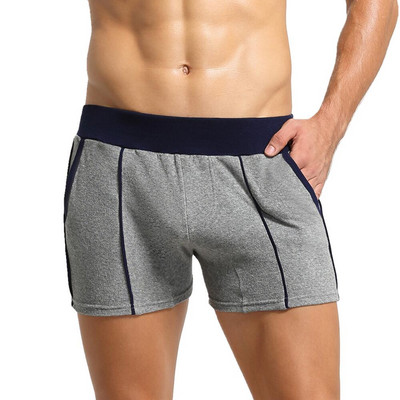 SEOBEAN Pijamale pentru bărbați Pantaloni de somn Boxer Lenjerie de relaxare Lenjerie de corp pentru bărbați Pantaloni scurți Pantaloni scurți de fitness