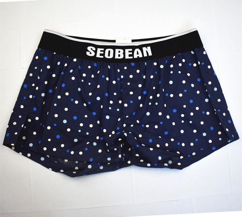 SEOBEAN Meeste aluspesu Bokserid Lühikesed püksid Meeste Puuvillased Aluspüksid Avatud Kodu Magamisriietus Lühikesed püksid Aluspüksid Seksikad madala vöökohaga meeste bokserid