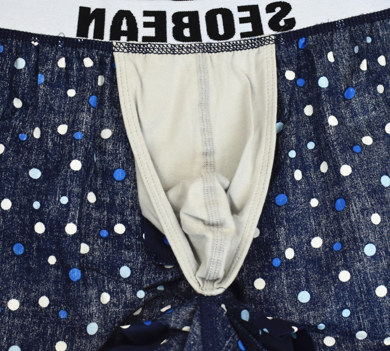 SEOBEAN Meeste aluspesu Bokserid Lühikesed püksid Meeste Puuvillased Aluspüksid Avatud Kodu Magamisriietus Lühikesed püksid Aluspüksid Seksikad madala vöökohaga meeste bokserid