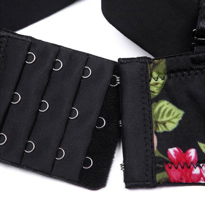 Sutien sexy din dantelă pentru femei Lenjerie cu imprimeu floral Bandaj Lenjerie de corp Push Up Sexy Lady Topuri fără sârmă Sutiene VÂNZARE NOUĂ BANNIROU