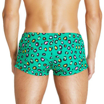 SEOBEAN 100% памук Боксерки с щампи Мъжко бельо Боксерки Arrow Panties Домашни гащички Мъжки пижами Долнище за сън