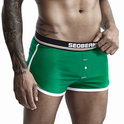 SEOBEAN Lenjerie de corp Bărbați Pantaloni de dormit Boxeri Pantaloni scurți Pijamale din bumbac Pantaloni scurți pentru lounge pentru bărbați Pijamale pentru bărbați Chiloți