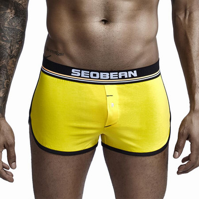 SEOBEAN Lenjerie de corp Bărbați Pantaloni de dormit Boxeri Pantaloni scurți Pijamale din bumbac Pantaloni scurți pentru lounge pentru bărbați Pijamale pentru bărbați Chiloți
