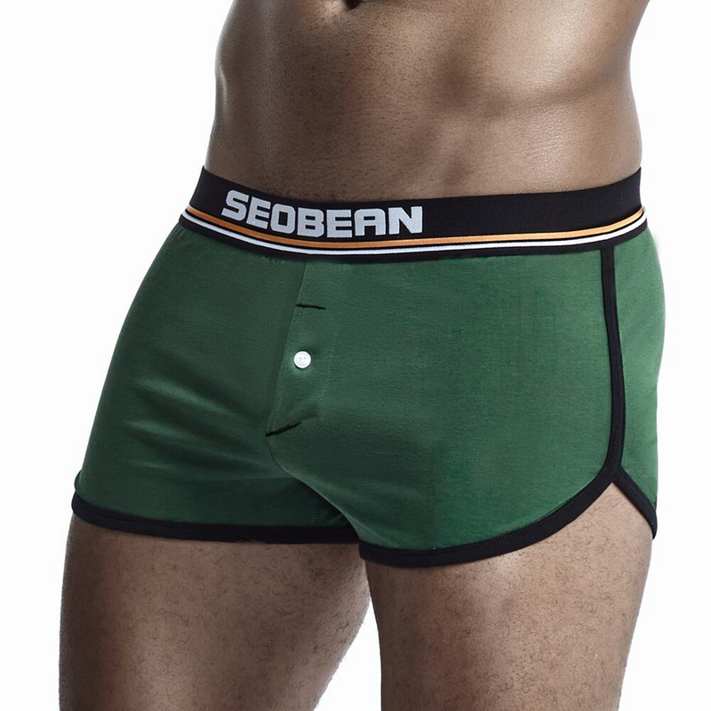 SEOBEAN Lenjerie de corp Bărbați Pantaloni de dormit Boxeri Pantaloni scurți Pijamale din bumbac Pantaloni scurți pentru lounge pentru bărbați Pijamale pentru bărbați Chiloți