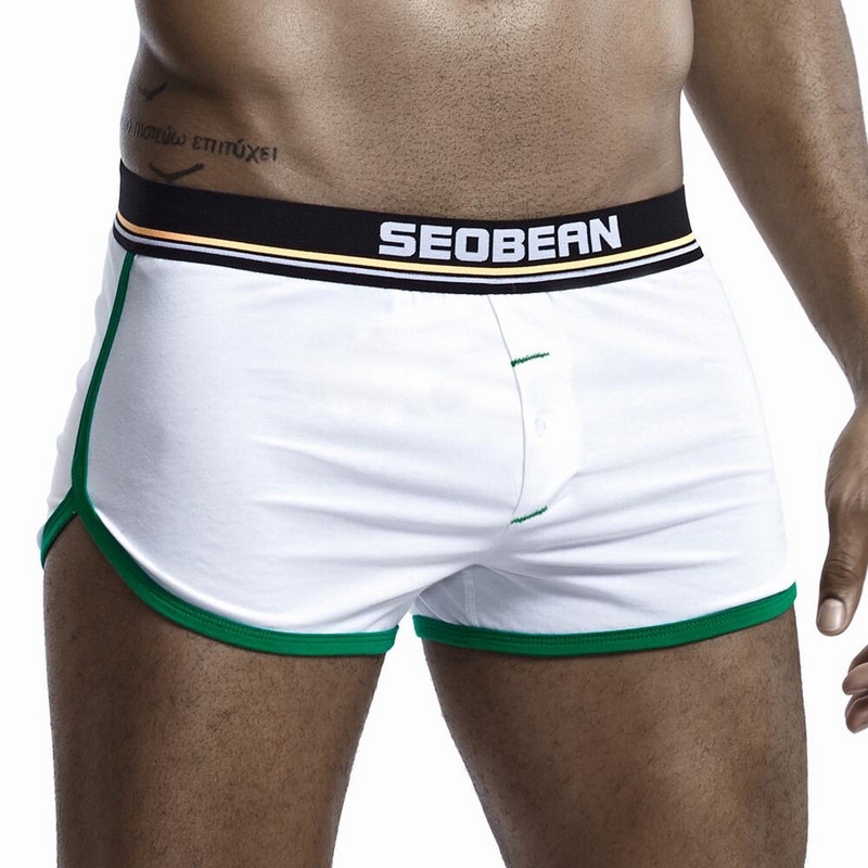 SEOBEAN Lenjerie de corp Bărbați Pantaloni de dormit Boxeri Pantaloni scurți Pijamale din bumbac Pantaloni scurți pentru lounge pentru bărbați Pijamale pentru bărbați Chiloți