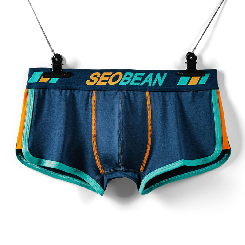 Pantaloni scurți SEOBEAN Lenjerie de corp pentru bărbați Boxeri, din bumbac, respirabil