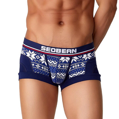 Ανδρικά εσώρουχα μπόξερ σορτς SEOBEAN ανδρικά εσώρουχα που αναπνέουν δικτυωτό ανδρικό σώβρακο Άνετα σέξι εσώρουχα μπόξερ για άντρα