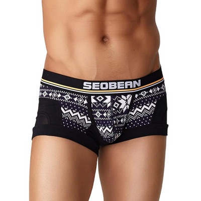Ανδρικά εσώρουχα μπόξερ σορτς SEOBEAN ανδρικά εσώρουχα που αναπνέουν δικτυωτό ανδρικό σώβρακο Άνετα σέξι εσώρουχα μπόξερ για άντρα