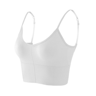 Tank Top tip U Sutien fără spate cu spate jos Bralette fără sârmă Lenjerie de corp sexy fără cusături Femei Streetwear Crop Top Vest Sutiene sport