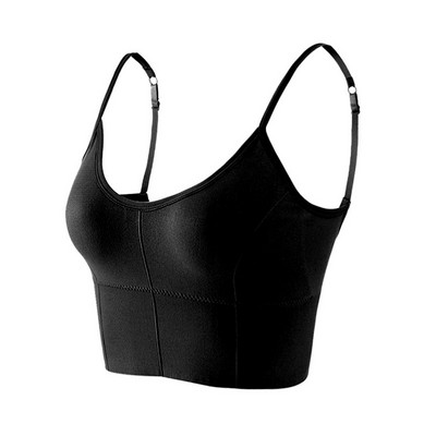 Tank Top tip U Sutien fără spate cu spate jos Bralette fără sârmă Lenjerie de corp sexy fără cusături Femei Streetwear Crop Top Vest Sutiene sport