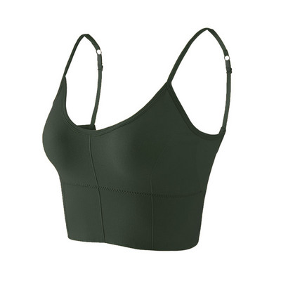 Tank Top tip U Sutien fără spate cu spate jos Bralette fără sârmă Lenjerie de corp sexy fără cusături Femei Streetwear Crop Top Vest Sutiene sport