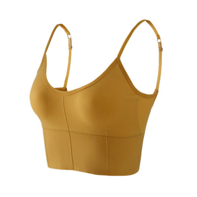 Tank Top tip U Sutien fără spate cu spate jos Bralette fără sârmă Lenjerie de corp sexy fără cusături Femei Streetwear Crop Top Vest Sutiene sport