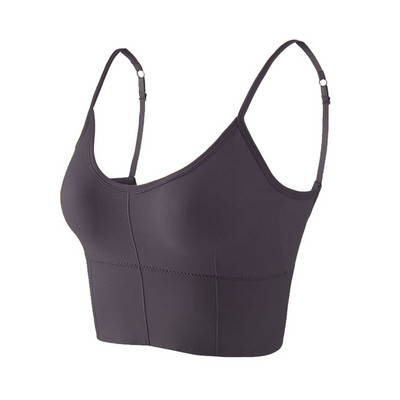 Tank Top tip U Sutien fără spate cu spate jos Bralette fără sârmă Lenjerie de corp sexy fără cusături Femei Streetwear Crop Top Vest Sutiene sport