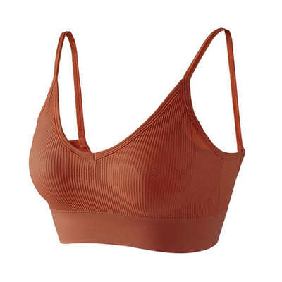 Tank Top tip U Sutien fără spate cu spate jos Bralette fără sârmă Lenjerie de corp sexy fără cusături Femei Streetwear Crop Top Vest Sutiene sport