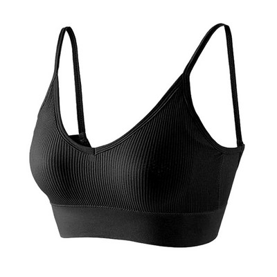 Tank Top tip U Sutien fără spate cu spate jos Bralette fără sârmă Lenjerie de corp sexy fără cusături Femei Streetwear Crop Top Vest Sutiene sport