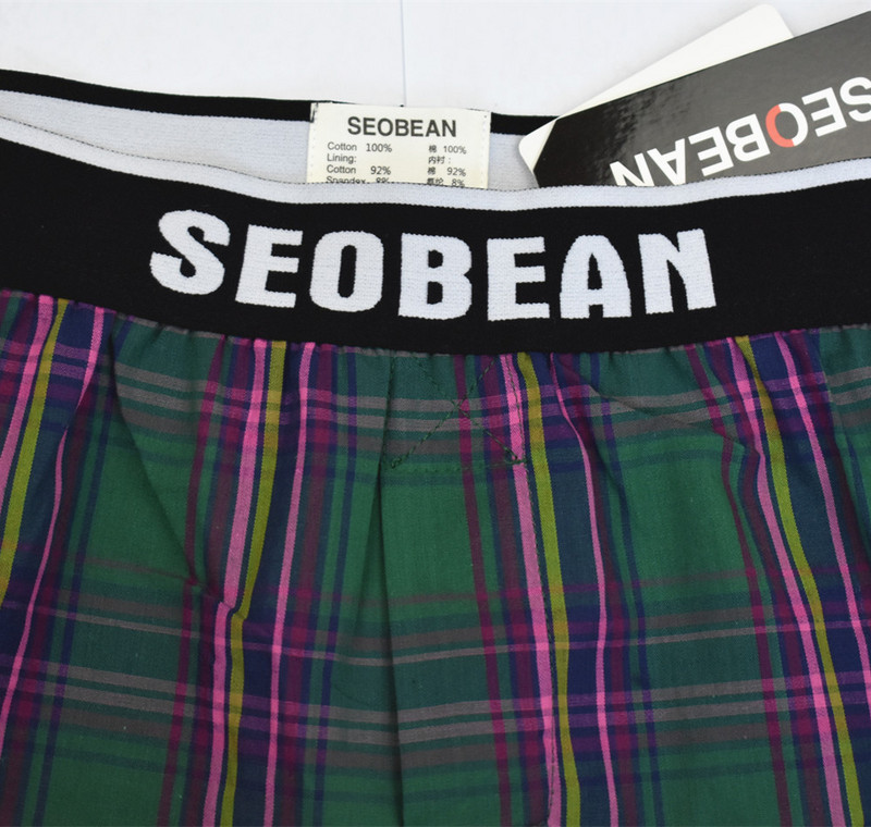 SEOBEAN 100% puuvillane aluspesu, meeste ruuduline bokser