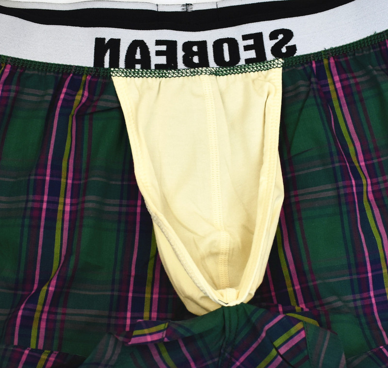 SEOBEAN 100% puuvillane aluspesu, meeste ruuduline bokser