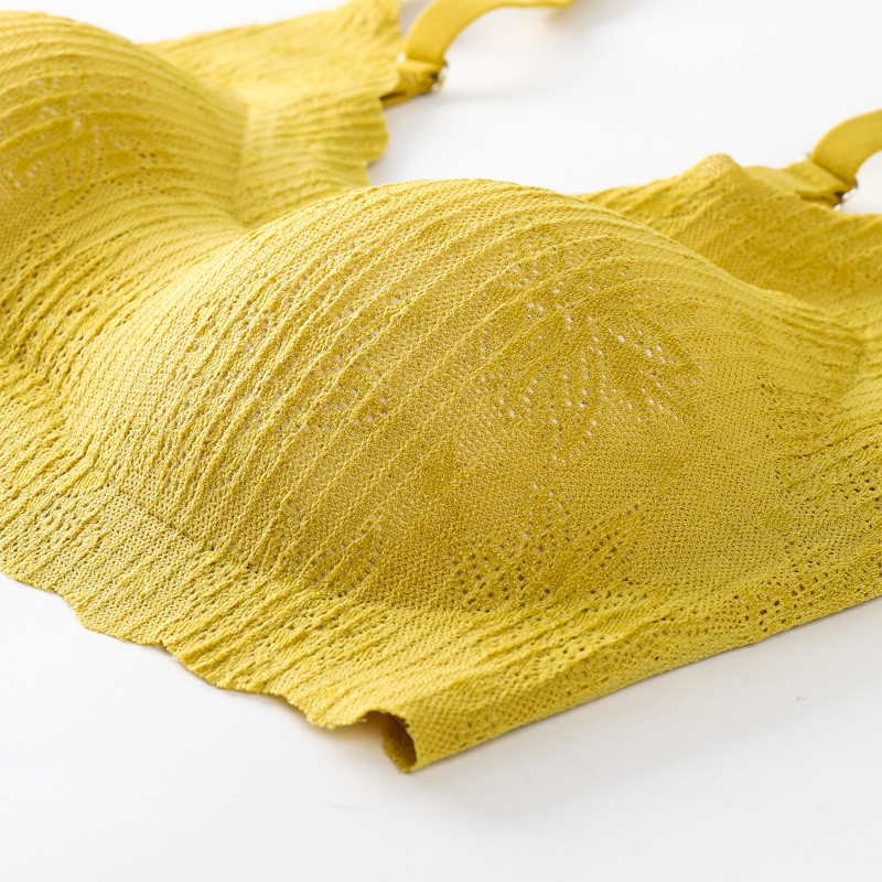 Latex Seamless One Piece Flowers Εσώρουχα δαντέλα με ρυθμιζόμενο λουράκι Αθλητικό σουτιέν μόδας για γυναίκες Crop Top Quick Dry Padded