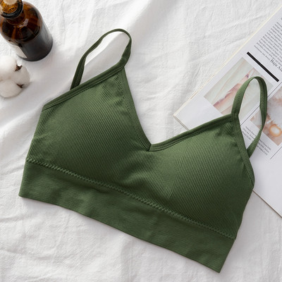 Σουτιέν σταυρού πλάτης 2021 Bralette Fitness Lace Λεπτό λουράκι ώμου Γυναικεία Αντι-ανάλαφρα αντικραδασμικά Push Up Sexy