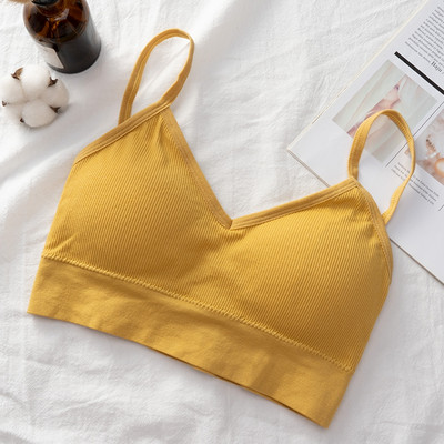 Σουτιέν σταυρού πλάτης 2021 Bralette Fitness Lace Λεπτό λουράκι ώμου Γυναικεία Αντι-ανάλαφρα αντικραδασμικά Push Up Sexy