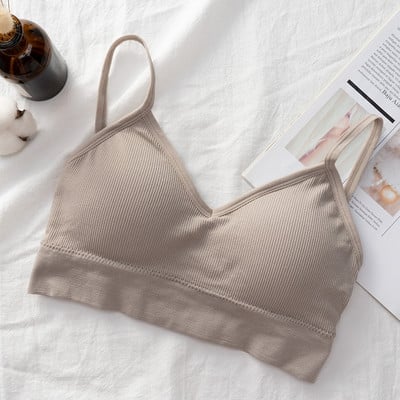 Σουτιέν σταυρού πλάτης 2021 Bralette Fitness Lace Λεπτό λουράκι ώμου Γυναικεία Αντι-ανάλαφρα αντικραδασμικά Push Up Sexy