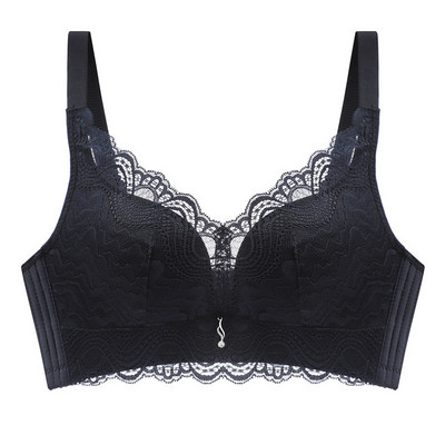 Punane meik Tai lateks ilma terasrõngata Lilled pitsist rinnahoidja kogutud reguleerimistüüp Rind Seksikas aluspesu Naiste topid Push Up rinnahoidjad Spo