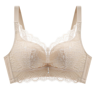 Punane meik Tai lateks ilma terasrõngata Lilled pitsist rinnahoidja kogutud reguleerimistüüp Rind Seksikas aluspesu Naiste topid Push Up rinnahoidjad Spo