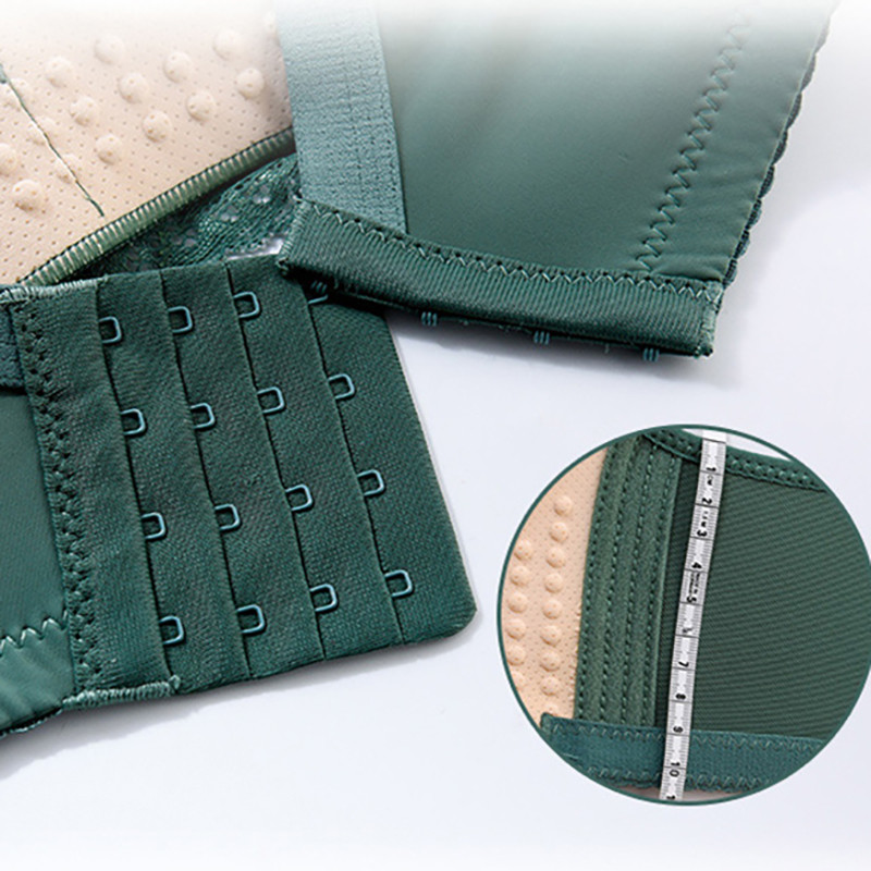 Punane meik Tai lateks ilma terasrõngata Lilled pitsist rinnahoidja kogutud reguleerimistüüp Rind Seksikas aluspesu Naiste topid Push Up rinnahoidjad Spo