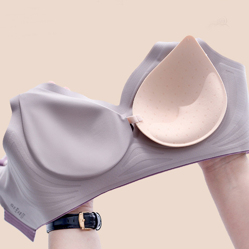 3 tk Uus värv lateks aluspesu gradient tarretis rihm, vahelejäämisvastane rinnahoidja ilma terasrõngata ilu seljas naistele 6 värvi saadaval