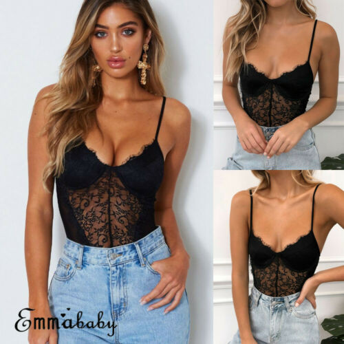 Uus moodne seksikas pitsist veniv body Elegantne varrukateta trikoo seljataga kombinesoon Sexi Babydoll seksikad kostüümid