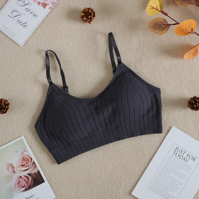 Sutien sport 2022 Sutien cu tub fără sudură pentru femei Bralette cu dungi sexy Lenjerie de corp pentru femei Lenjerie de corp AB CUP