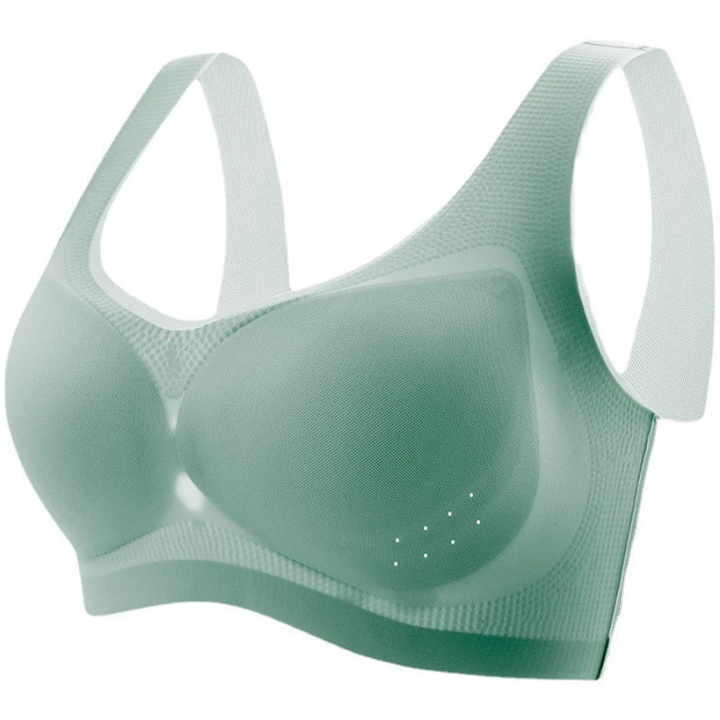 2 buc. Sutien ultrasubțire pentru îmbinare cu litere din fire, fără sudură, lenjerie de corp pentru femei, sutien push-up, respirabil, dantelă, bralet de mătase