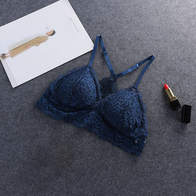 Νέα άφιξη Γυναικεία Push Up Ασύρματο Δαντελένιο Σουτιέν Κορυφαίο Γυναικείο Εσώρουχα Bralette Plus Size Εσώρουχα Full Cup Hot