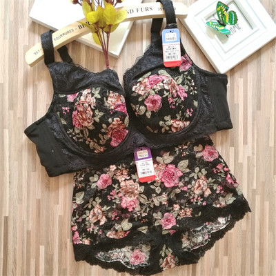 Seksi čipkasto žensko donje rublje veće veličine BCDEF 80-110 Kompleti grudnjaka s košaricama Prozračno žensko donje rublje Gaćice