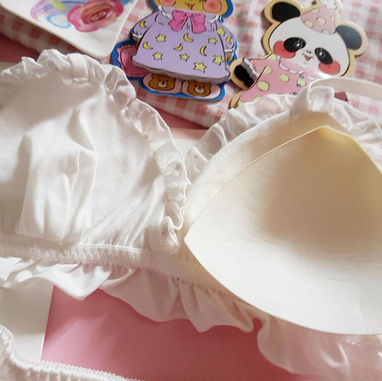 MOON STAR STARRY Star Girl Heart Jaapani väike rinnakorvi aluspesu ülikond Seksikas armas pits kullatud metallist pehme tüdruku tudengirinnahoidja