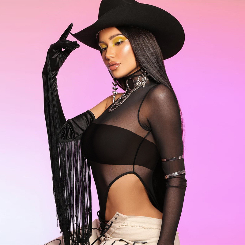2022 női nyári body hálós áttetsző szexi egy váll átlátszó éjszakai klub party streetwear fesztivál body egy darab