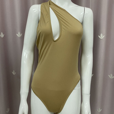 Body na jedno rame Ženski izrezani seksi bodi 2022. Ženski ljetni kombinezon Body Femme