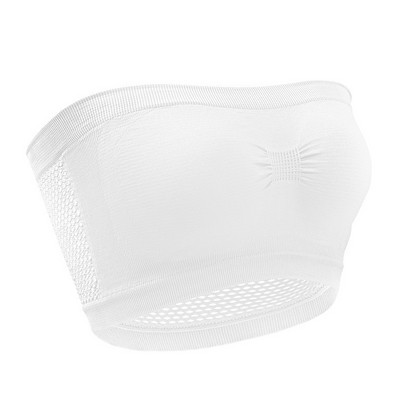 Naiste toruga ülaosa Olkaimeton Rinnahoidja Stretch Seksikas Aluspesu Ühevärviline Tüdrukute Bralette Õmblusteta rinnahoidja