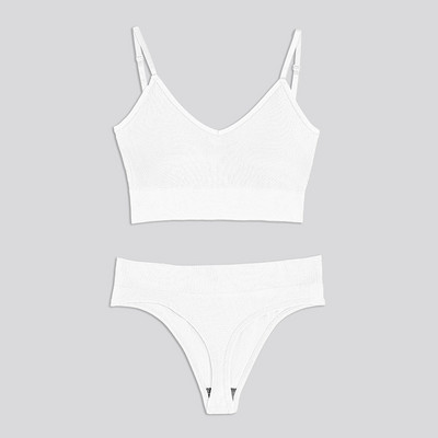 Set de lenjerie pentru femei Lenjerie intima pentru femei Sutien și chiloți fără fir Tanga Lenjerie intimă sexy