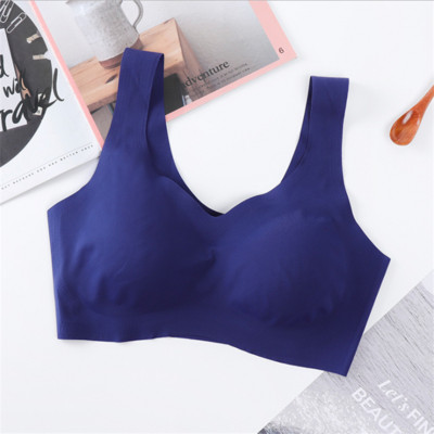 Lenjerie Lenjerie Sleep Top Bralette căptușite Soutien Gorge нижнее белье женское Sutien din mătase de gheață Vestă fără sudură Sutiene femei Push Up