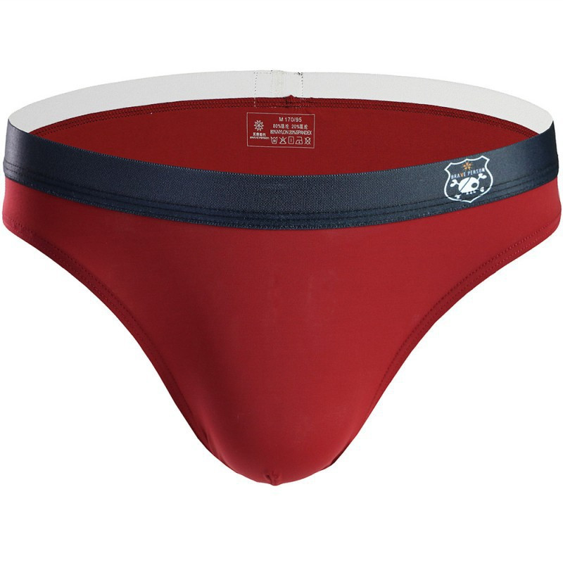 2020 Brand Brave Person Muško donje rublje Seksi gaćice Niski struk Muške gaćice Najlonske muške bikini gaćice Jednobojne gaćice