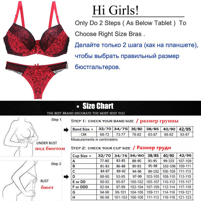 Set de lenjerie intima sutien sexy de 2 piese Lenjerie pentru femei Push Up Ultra-subțire Cupă DD E ajustată cu sârmă Sutiene de dantelă de dimensiuni mari Sutiene chiloți costum
