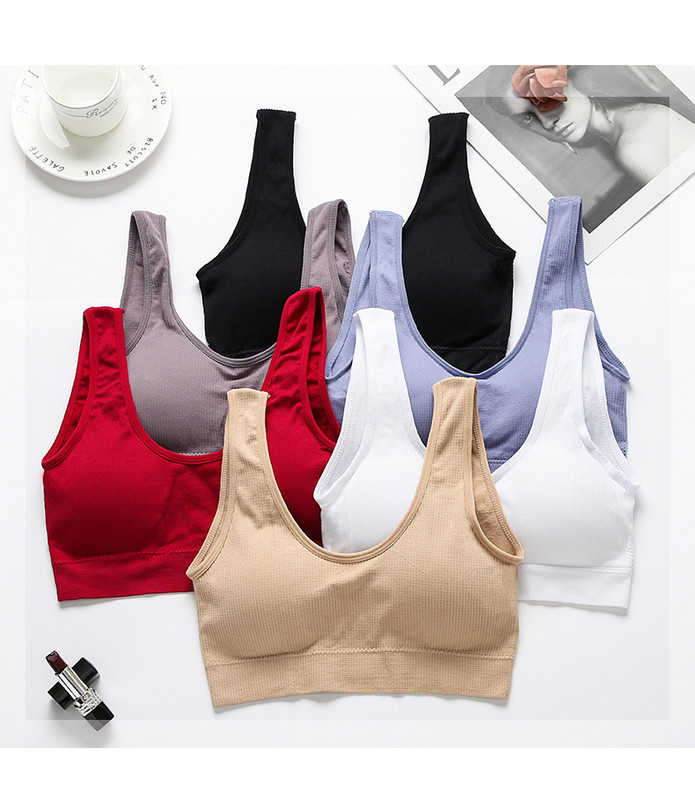 Set de 2 bucăți pentru femei, sutien fără sudură, chiloți, sutien sport elastic elastic, slip, stil, chiloți, bralette, crop top, set de lenjerie intimă