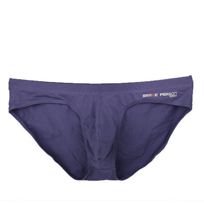 2020 Brand BRAVE PERSON Slip de lenjerie sexy pentru bărbați U convex Big Penis Pouch Design Wonderjock Slip din bumbac pentru bărbați Bikini