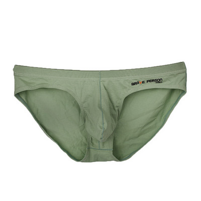 2020 Brand BRAVE PERSON Ανδρικά σέξι εσώρουχα σλιπ U κυρτά πουγκί μεγάλου πέους Σχέδιο Wonderjock Ανδρικά βαμβακερά σλιπ για ανδρικό μπικίνι